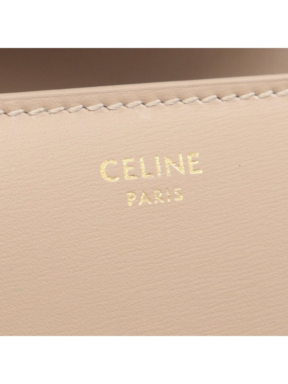 Celine Trifold Wallet Triomphe Small Flap Safari Leather - Picture 5 of 5